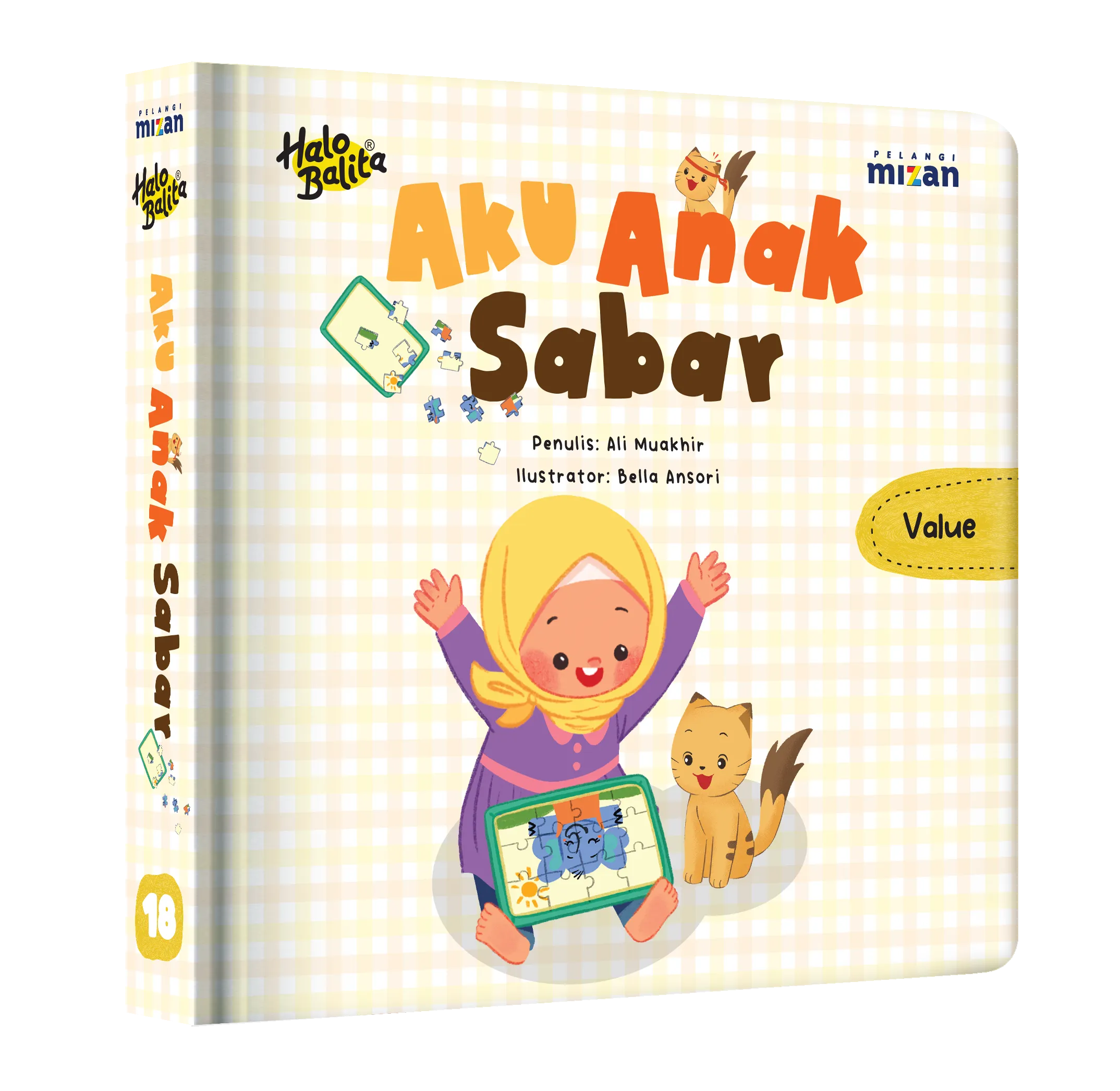 Mockup buku Halo Balita: Aku Anak Sabar