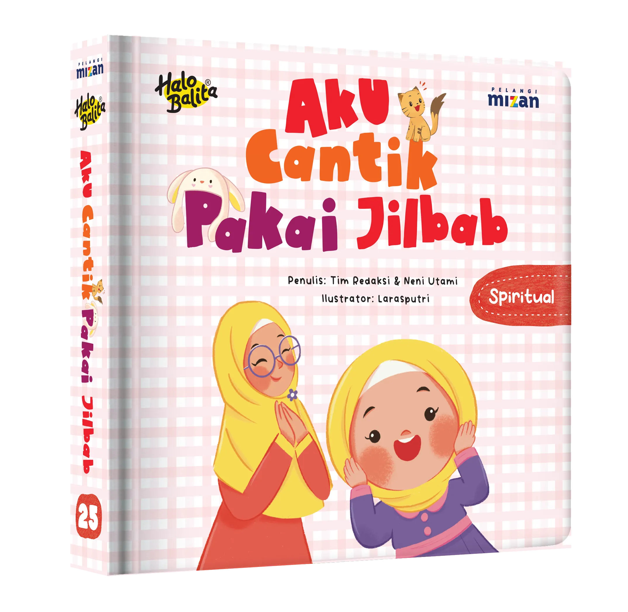 Mockup buku Halo Balita: Aku Cantik Pakai Jilbab