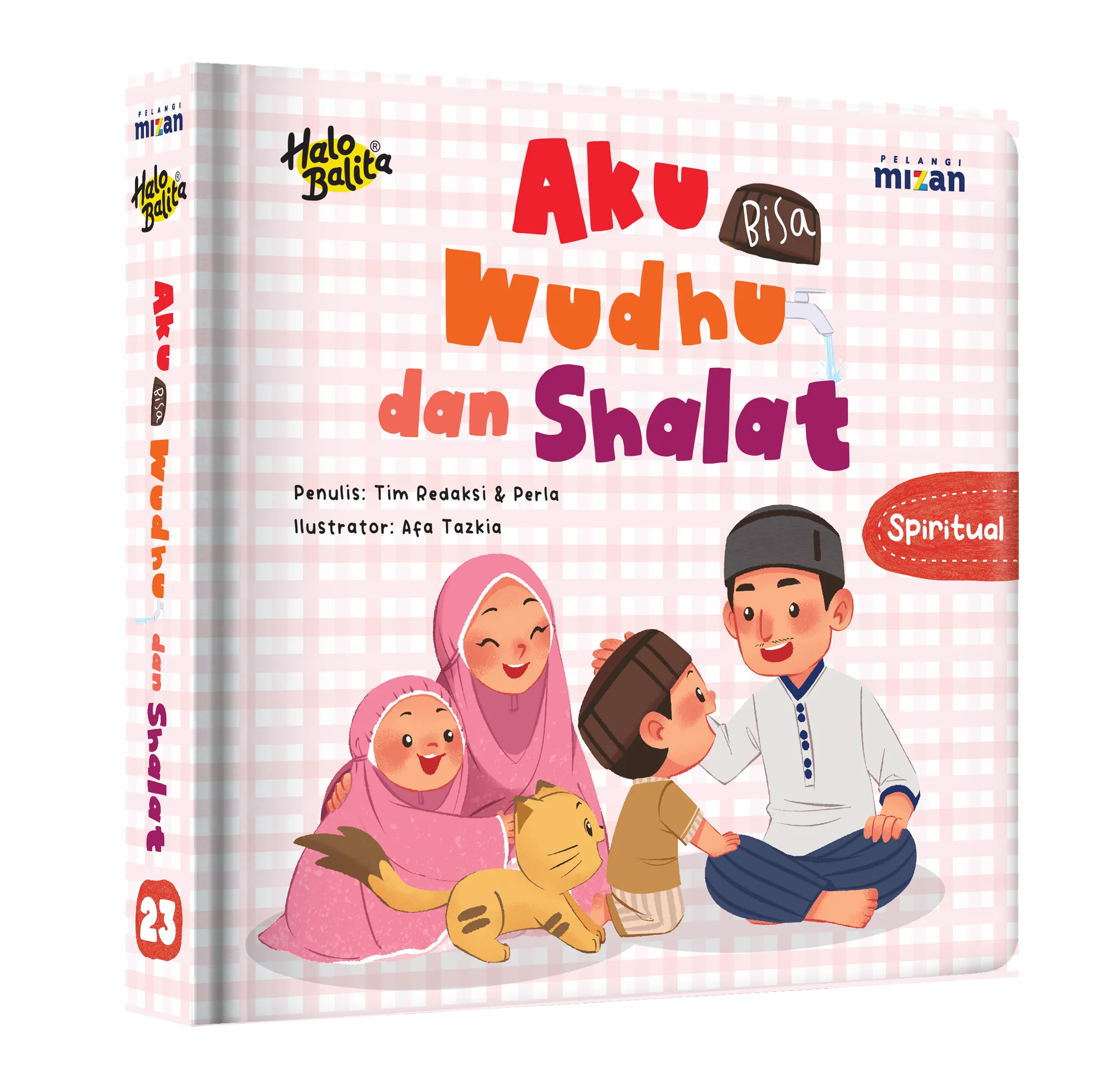 Mockup buku Halo Balita: Aku Bisa Wudhu dan Shalat