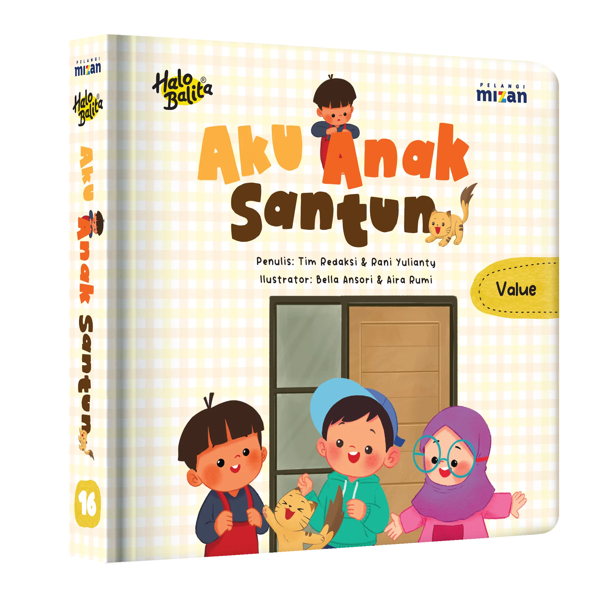 Mockup buku Halo Balita: Aku Anak Santun