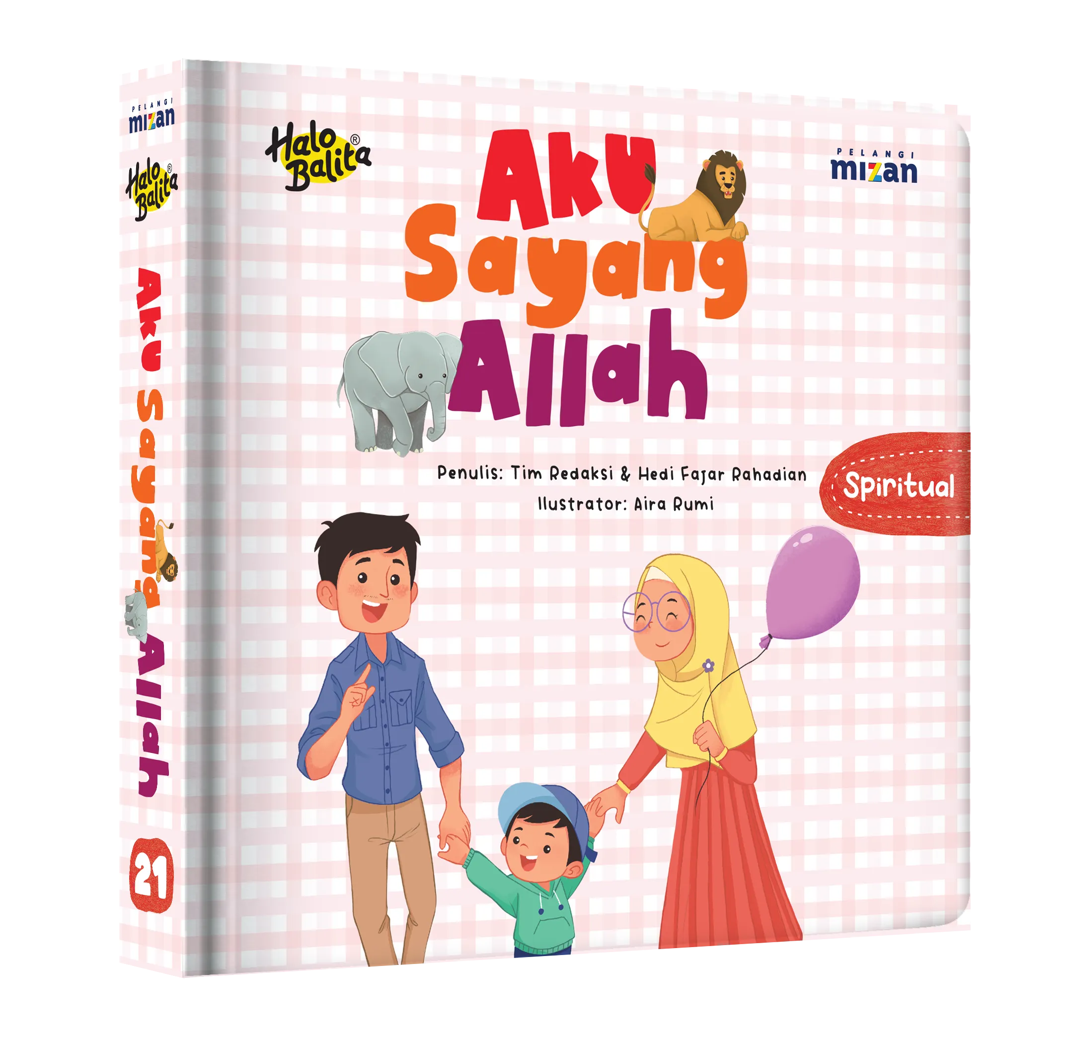 Mockup buku Halo Balita: Aku Sayang Allah