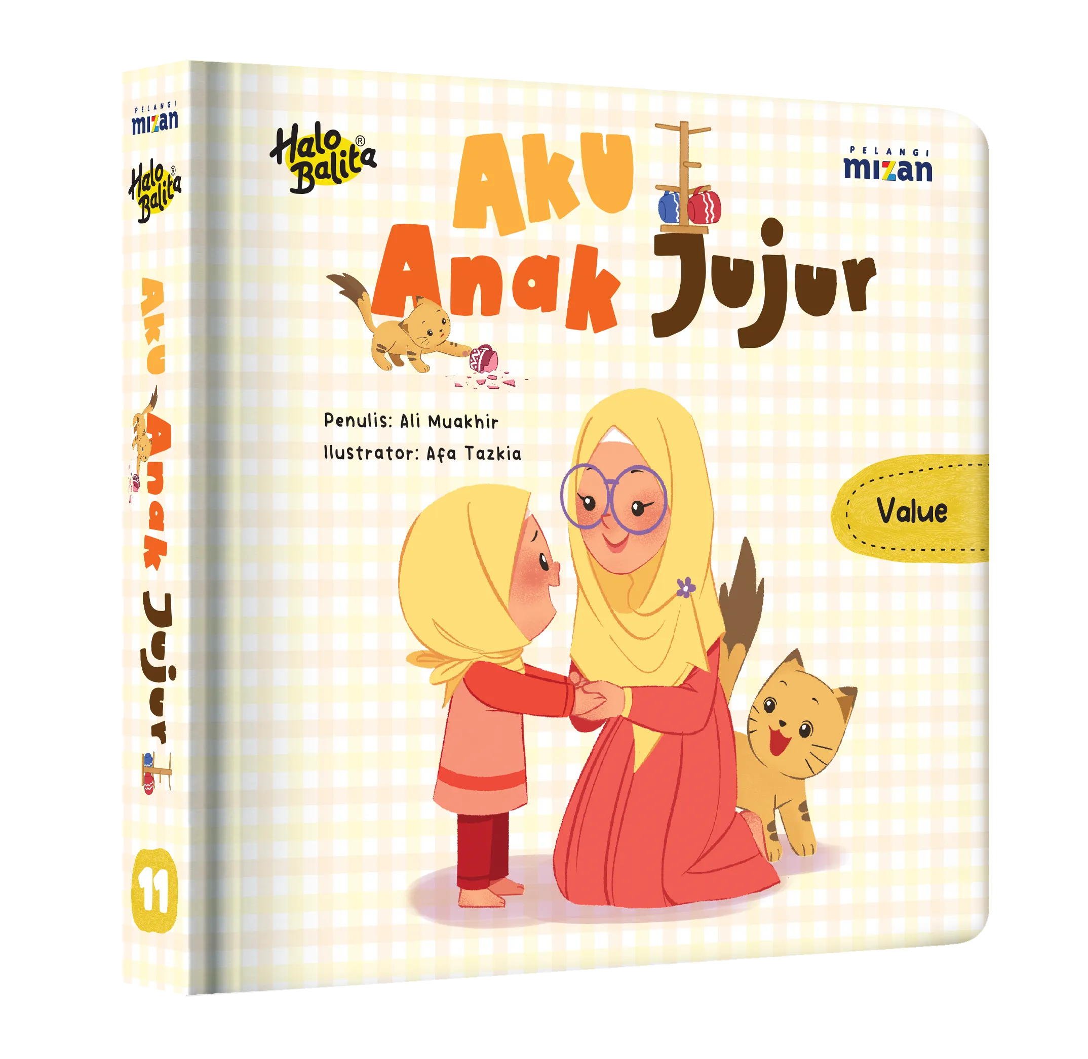 Mockup buku Halo Balita: Aku Anak Jujur