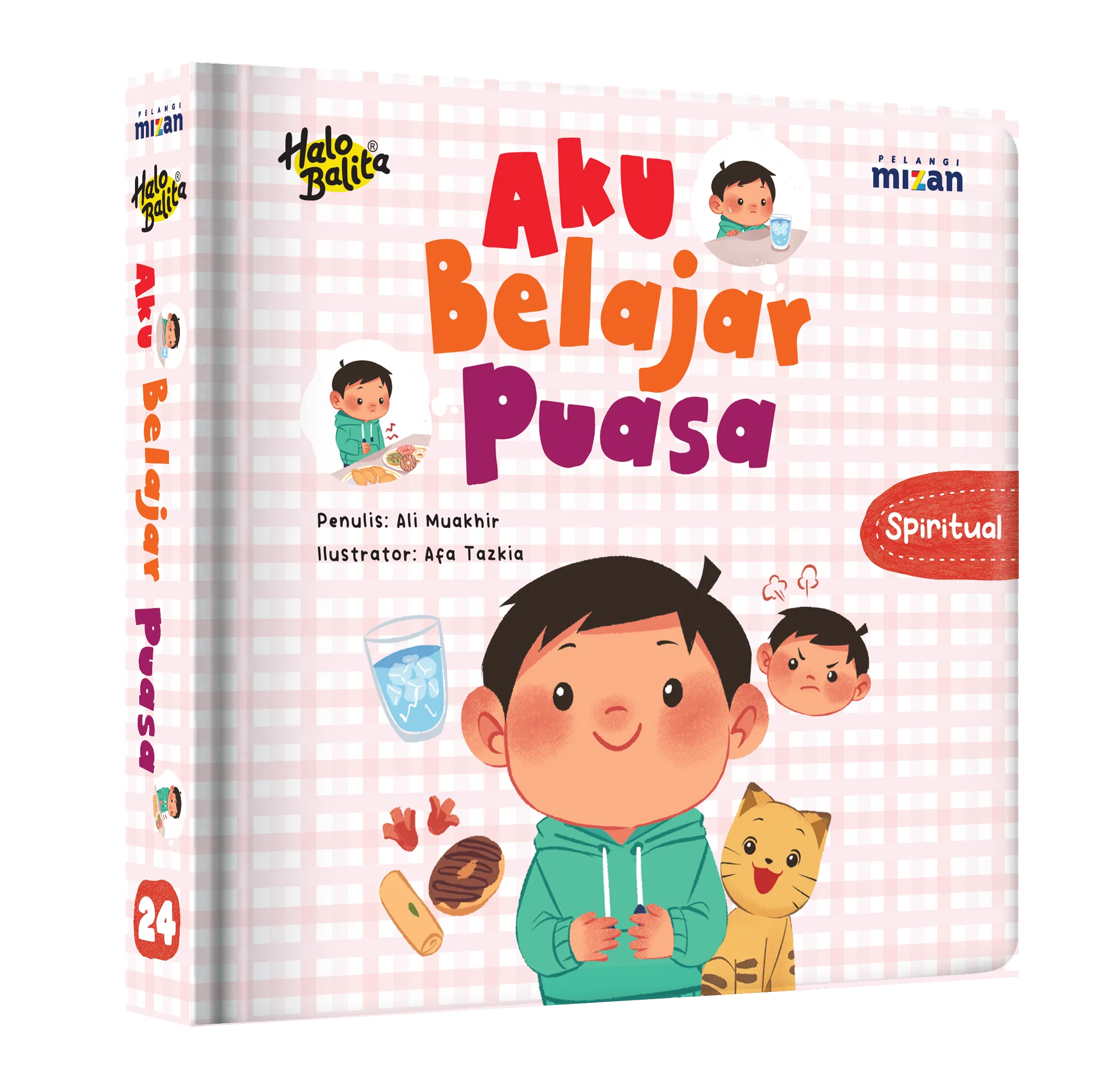Mockup buku Halo Balita: Aku Belajar Puasa