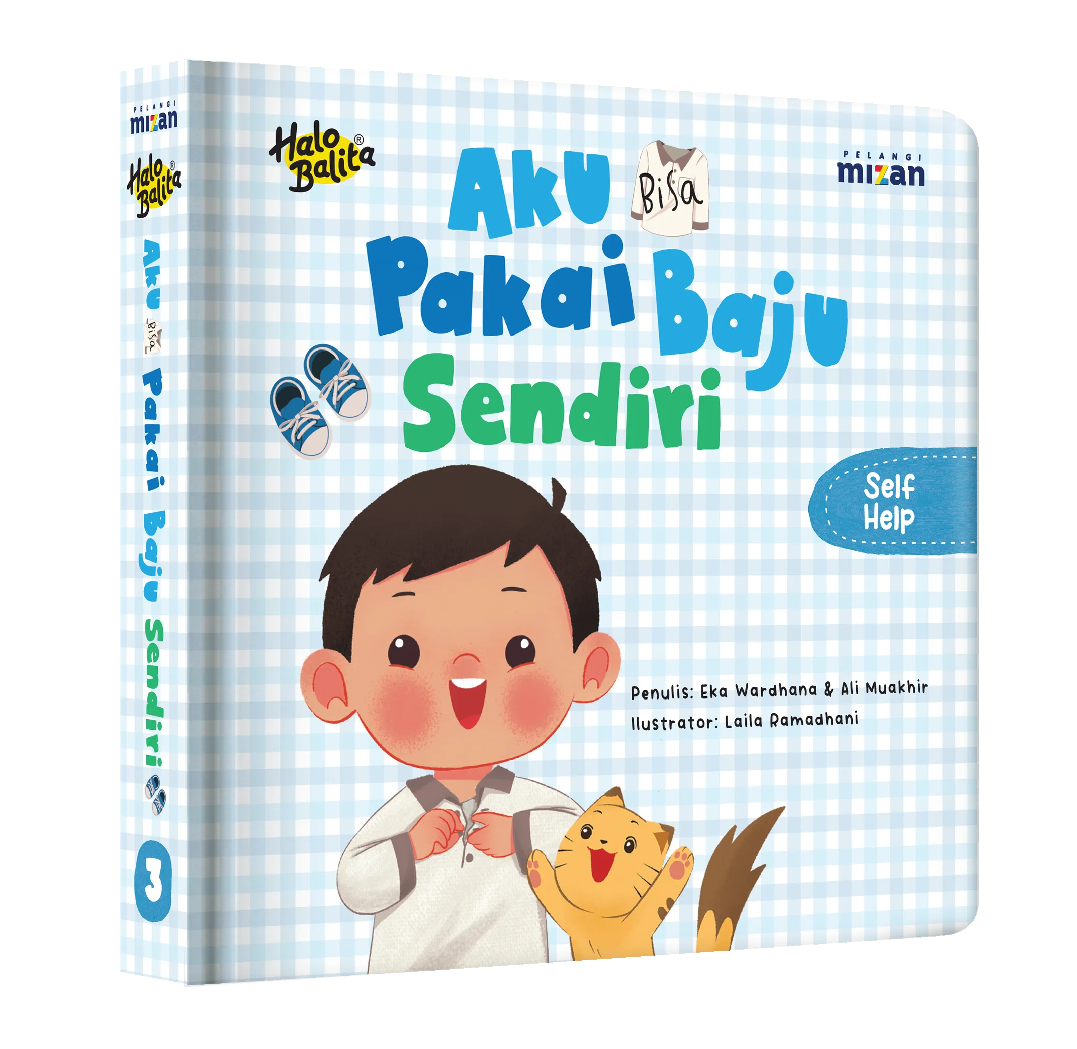 Mockup buku Halo Balita: Aku Bisa Pakai Baju Sendiri