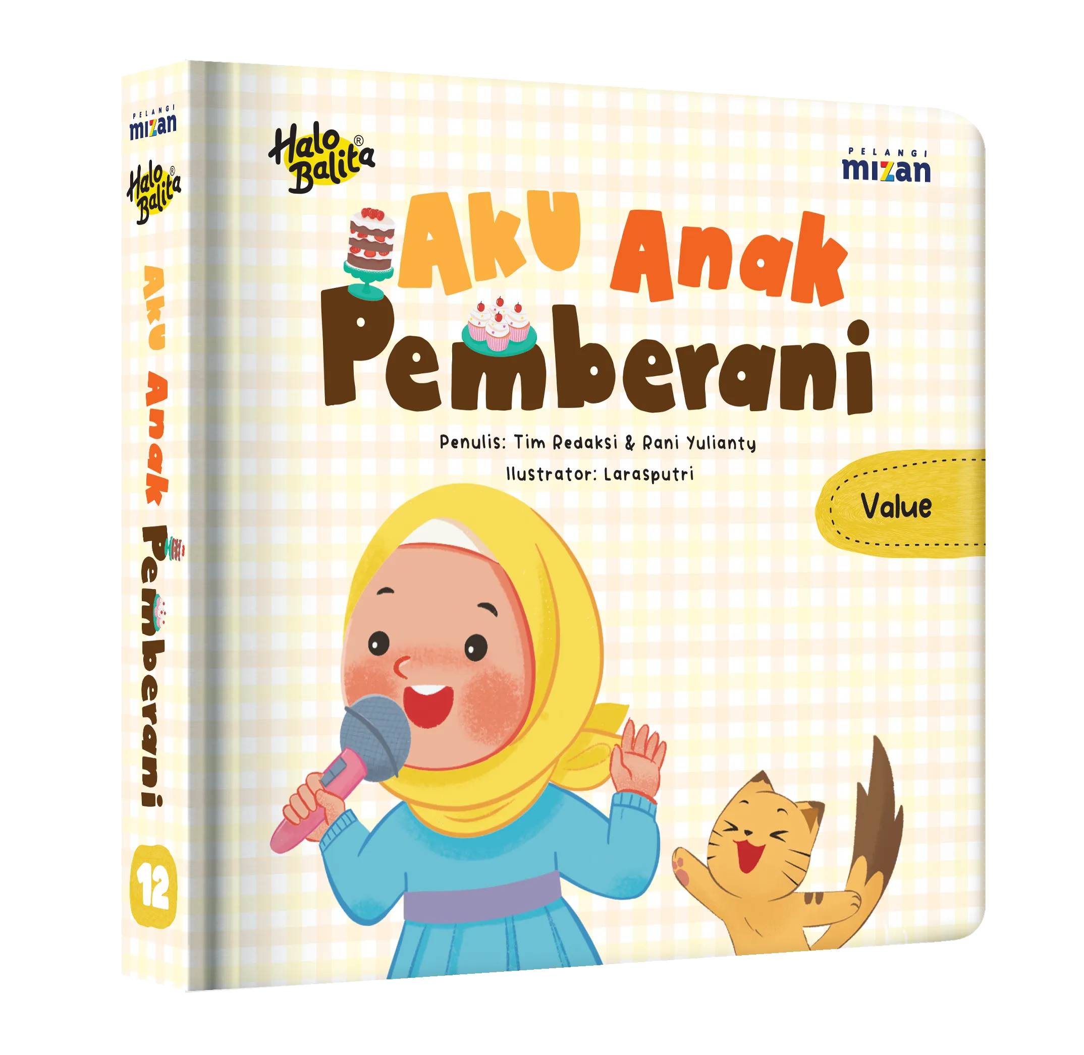 Mockup buku Halo Balita: Aku Anak Pemberani